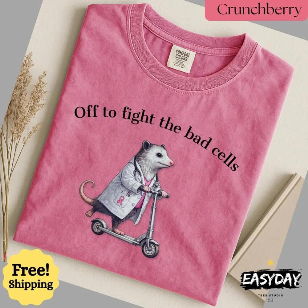 Off To Fight The Bad Cells Opossum Nurse
